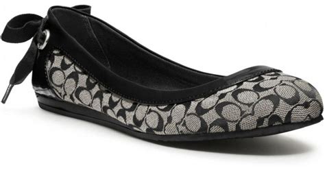 coach ballet flats.